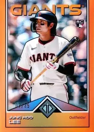 2024 Topps Transcendent Collection - Image Variation Orange Refractor #12 - Jung Hoo Lee - San Francisco Giants