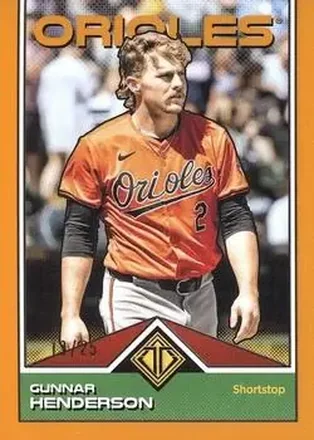 2024 Topps Transcendent Collection - Image Variation Orange Refractor #94 - Gunnar Henderson - Baltimore Orioles