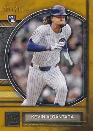 2025 Topps Museum Collection - Gold #31 - Kevin Alcántara - Chicago Cubs