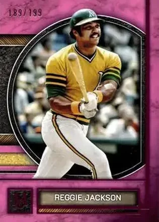 2025 Topps Museum Collection - Pink Sapphire #62 - Reggie Jackson (b.1946 OF) - Oakland Athletics