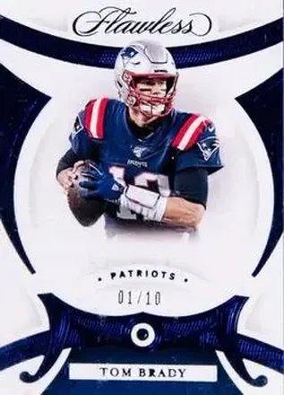 2020 Panini Flawless - Sapphire #58 - Tom Brady - New England Patriots