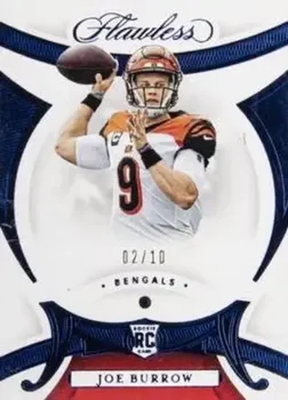 2020 Panini Flawless - Sapphire #101 - Joe Burrow - Cincinnati Bengals