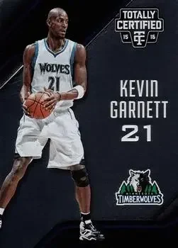2015-16 Panini Totally Certified #1 Kevin Garnett