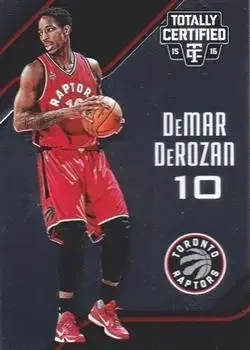 2015-16 Panini Totally Certified #2 DeMar DeRozan