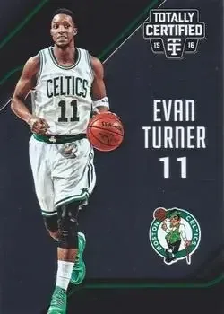 2015-16 Panini Totally Certified #4 Evan Turner