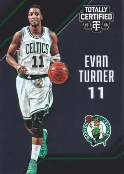 2015-16 Panini Totally Certified #4 Evan Turner