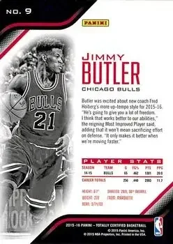 Back of Jimmy Butler