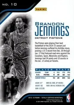 Back of Brandon Jennings