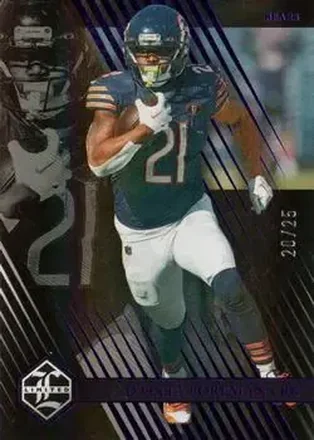 2023 Panini Limited - Amethyst Spotlight #19 - D'Onta Foreman - Chicago Bears