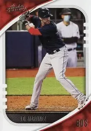 2021 Panini Absolute - Retail #12 - J.D. Martinez - Boston Red Sox