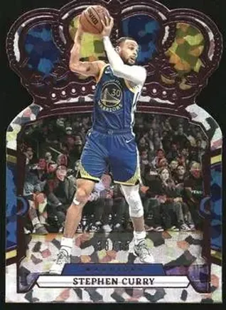 2023-24 Panini Crown Royale - Crystal Pink #33 - Stephen Curry - Golden State Warriors