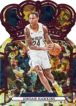 2023-24 Panini Crown Royale - Crystal Pink #84 - Jordan Hawkins - New Orleans Pelicans
