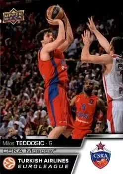 2015-16 Upper Deck EuroLeague #E-8 Miloš Teodosić