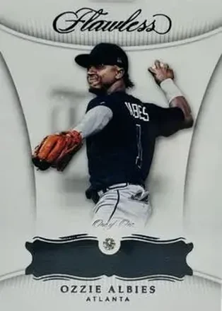 2018 Panini Flawless - Black #8 - Ozzie Albies - Atlanta Braves