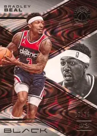 2022-23 Panini Black - Silver #20 - Bradley Beal - Washington Wizards