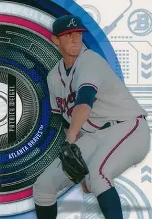 2017 Bowman High Tek - Pattern 3 - Stripes and Arrows #BHT-PW - Patrick Weigel - Atlanta Braves