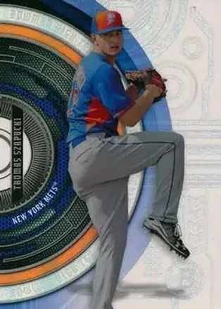 2017 Bowman High Tek - Pattern 3 - Stripes and Arrows #BHT-TS - Thomas Szapucki - New York Mets