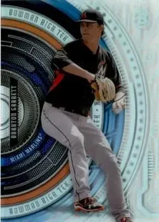 2017 Bowman High Tek - Pattern 4 - Circuit Board #BHT-BG - Braxton Garrett - Miami Marlins