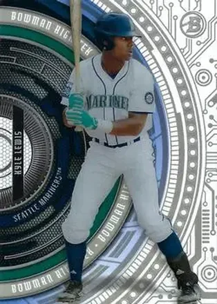 2017 Bowman High Tek - Pattern 4 - Circuit Board #BHT-KL - Kyle Lewis - Seattle Mariners