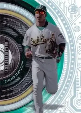 2017 Bowman High Tek - Pattern 4 - Circuit Board #BHT-LA - Lazaro Armenteros - Oakland Athletics