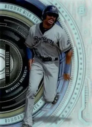 2017 Bowman High Tek - Pattern 4 - Circuit Board #BHT-LB - Lewis Brinson - Milwaukee Brewers