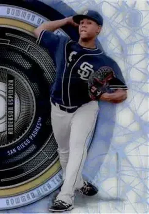 2017 Bowman High Tek - Pattern 5 - Shatter #BHT-AE - Anderson Espinoza - San Diego Padres