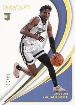 2023-24 Panini Immaculate Collection - Gold #24 - GG Jackson II - Memphis Grizzlies