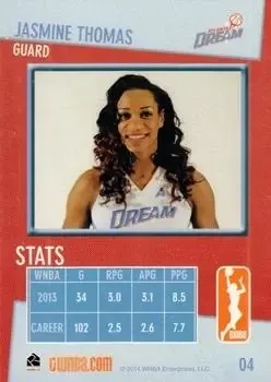 Back of Jasmine Thomas