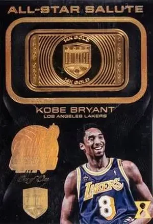 2017-18 Panini Kobe Eminence - All-Star Salute - Gold #1 - Kobe Bryant - Los Angeles Lakers