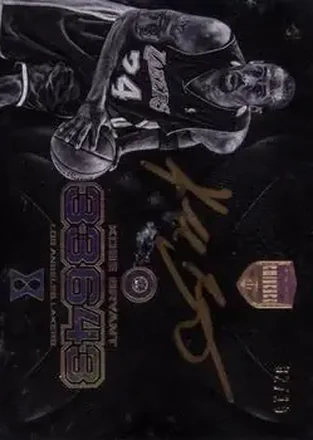 2017-18 Panini Kobe Eminence - All-Time Buckets Diamond Autograph #6 - Kobe Bryant - Los Angeles Lakers