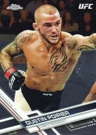 2017 Topps Chrome UFC #8 - Dustin Poirier