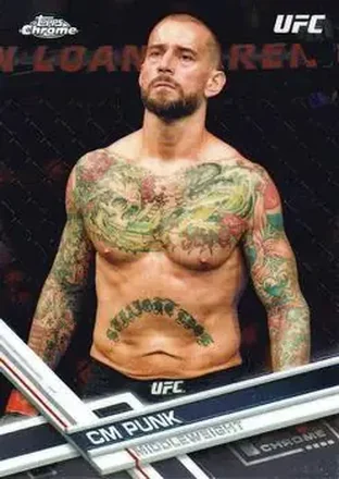 2017 Topps Chrome UFC #18 - CM Punk