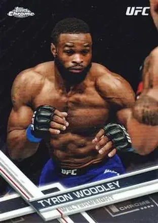 2017 Topps Chrome UFC #20 - Tyron Woodley