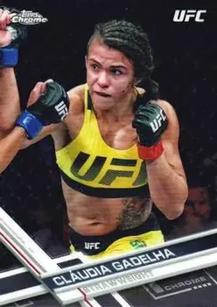2017 Topps Chrome UFC #24 - Claudia Gadelha