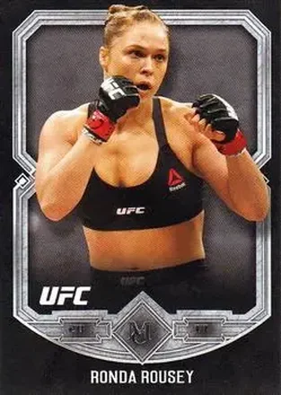 2017 Topps Museum Collection UFC #15 - Ronda Rousey
