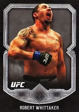 2017 Topps Museum Collection UFC #26 - Robert Whittaker