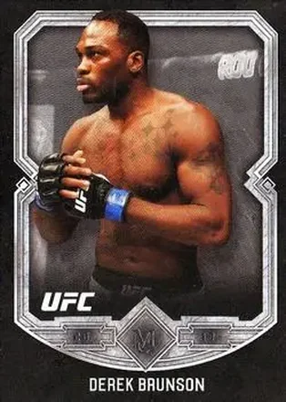 2017 Topps Museum Collection UFC #36 - Derek Brunson