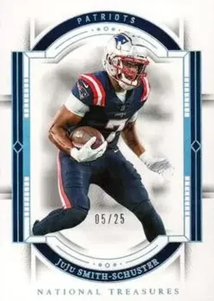 2023 Panini National Treasures - Holo Silver #69 - JuJu Smith-Schuster - New England Patriots