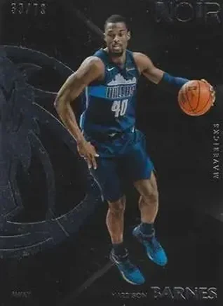 2017-18 Panini Noir #120 - Harrison Barnes - Dallas Mavericks