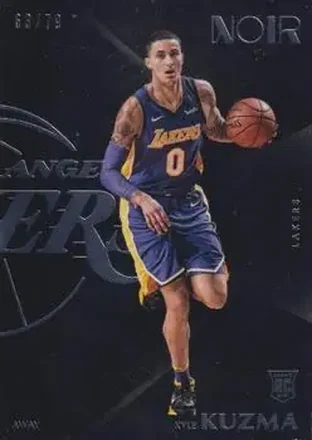 2017-18 Panini Noir #183 - Kyle Kuzma - Los Angeles Lakers