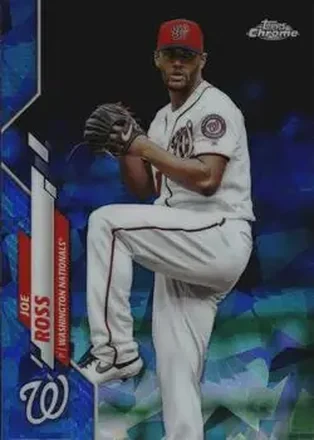 2020 Topps Chrome Sapphire Edition #647 - Joe Ross - Washington Nationals