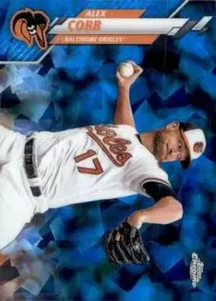 2020 Topps Chrome Sapphire Edition #656 - Alex Cobb - Baltimore Orioles