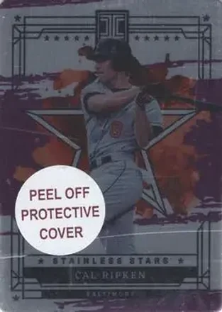 2024 Panini Impeccable - Stainless Stars Purple #2 - Cal Ripken - Baltimore Orioles