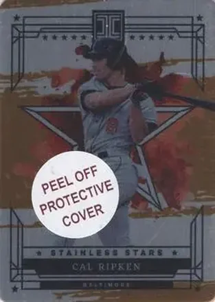 2024 Panini Impeccable - Stainless Stars Gold #2 - Cal Ripken - Baltimore Orioles