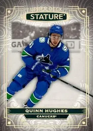 2022-23 Upper Deck Stature #81 - Quinn Hughes - Vancouver Canucks