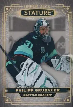 2022-23 Upper Deck Stature #85 - Philipp Grubauer - Seattle Kraken