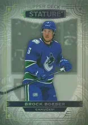 2022-23 Upper Deck Stature #90 - Brock Boeser - Vancouver Canucks
