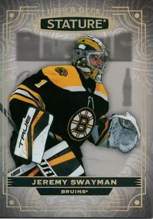 2022-23 Upper Deck Stature #96 - Jeremy Swayman - Boston Bruins