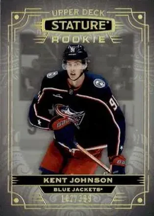 2022-23 Upper Deck Stature #103 - Kent Johnson - Columbus Blue Jackets
