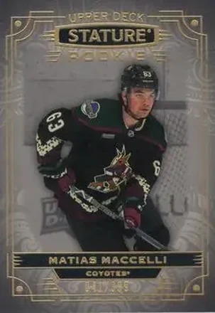 2022-23 Upper Deck Stature #114 - Matias Maccelli - Arizona Coyotes